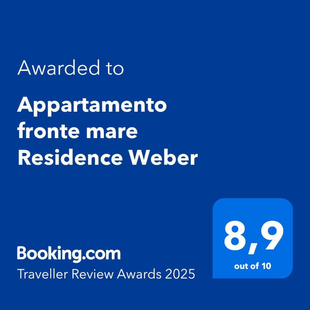 Appartamento Fronte Mare Residence Weber 马达莱纳 外观 照片